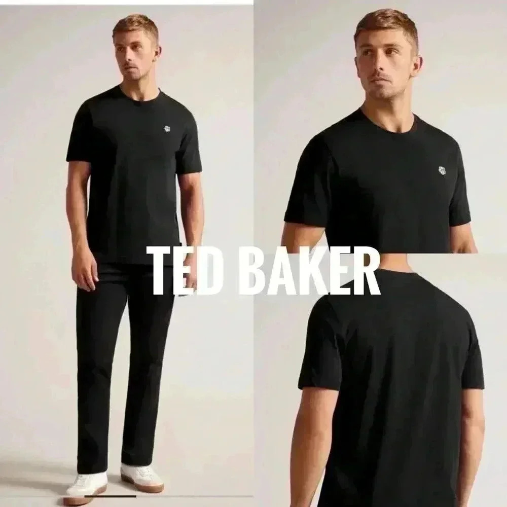 ❤️Ted Baker men’s Oxford T-Shirt size 6 in Black